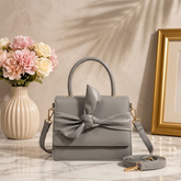 Bow Tie Top Handle Bag