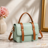 Double Strap Buckle Crossbody Bag