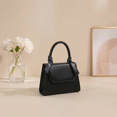 Elegant Folded Handle Flap Bag