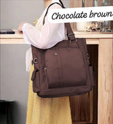 Multi-Pocket Utility Tote Bag