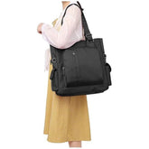 Multi-Pocket Utility Tote Bag