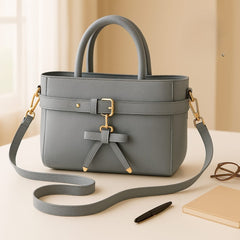 Classic Belt Detail Tote Bag