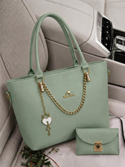legant Chain Charm Tote Set