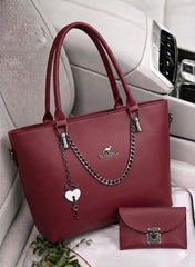 legant Chain Charm Tote Set