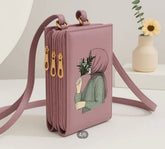 3 Zipper Luxury bag Cross Body For Womens