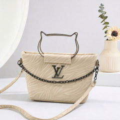 Cat Handle Chain Handbag
