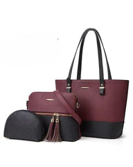 Elegant 3 Piece Shoulder Bag Set