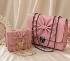 Luxury Bow Detail Crossbody Handbag