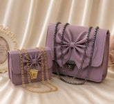 Luxury Bow Detail Crossbody Handbag