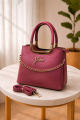 Premium Chain Detail Tote Bag