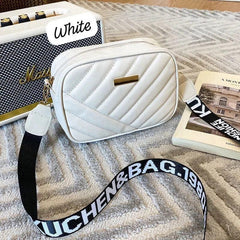 Fashion Wide Strap Shoulder Bag