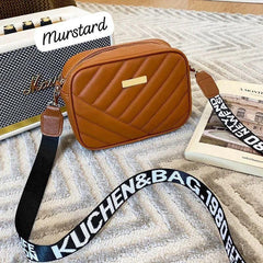 Fashion Wide Strap Shoulder Bag