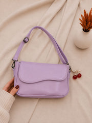 Minimalist Flap Shoulder Handbag