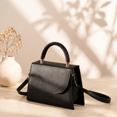 Trapezoid Top Handle Bag