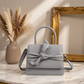 Bow Tie Top Handle Bag
