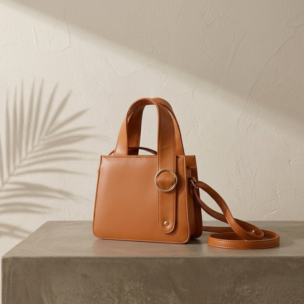 Ring Buckle Shoulder Bag