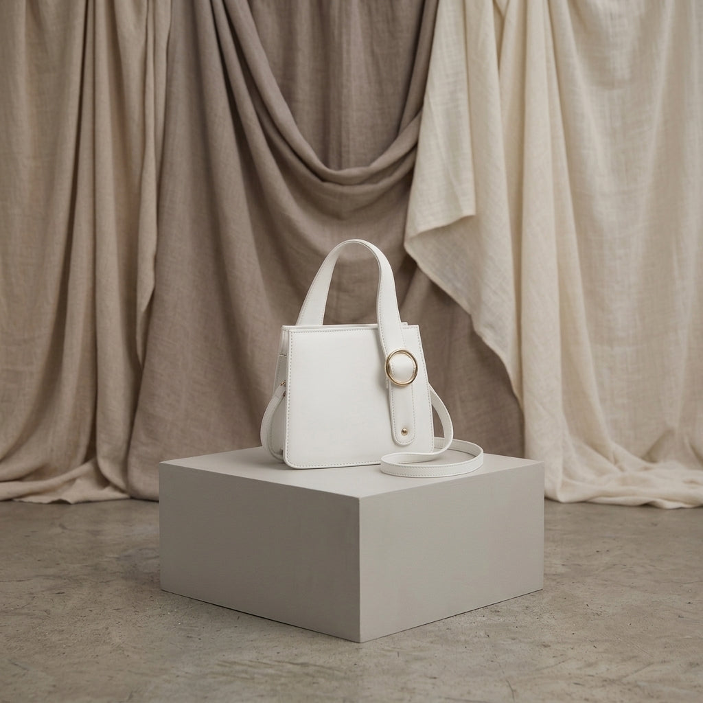 Ring Buckle Shoulder Bag