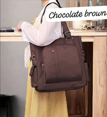 Multi-Pocket Utility Tote Bag