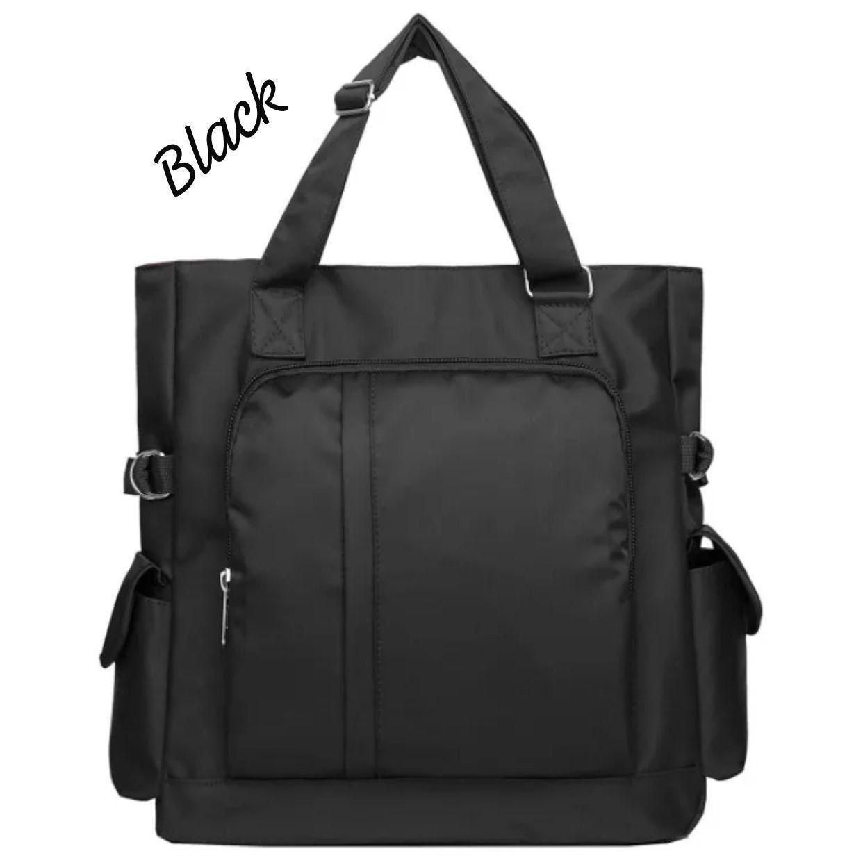 Multi-Pocket Utility Tote Bag