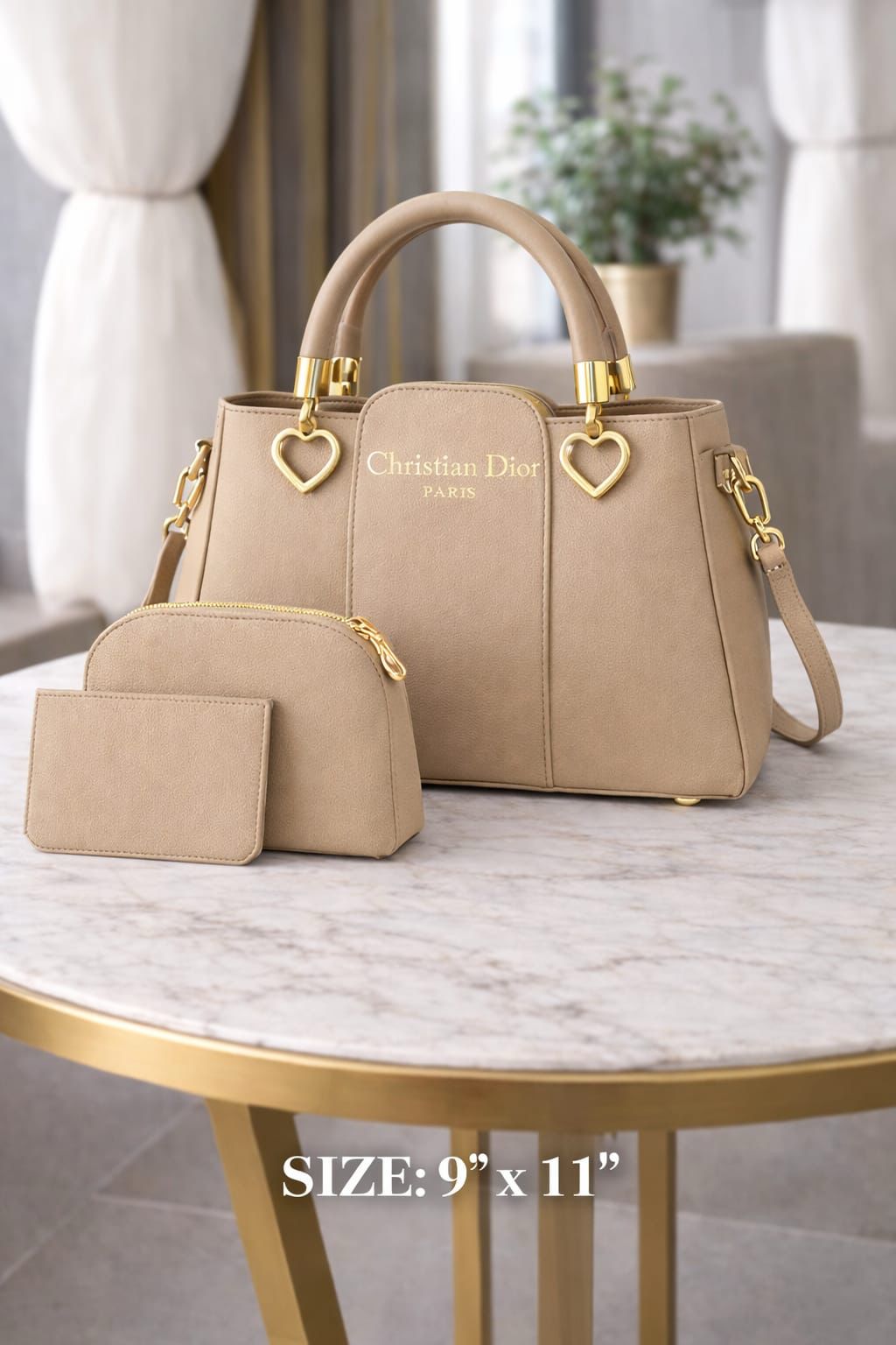 Elegant Designer Style 3-Piece Bag Set