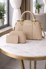 Elegant Designer Style 3-Piece Bag Set