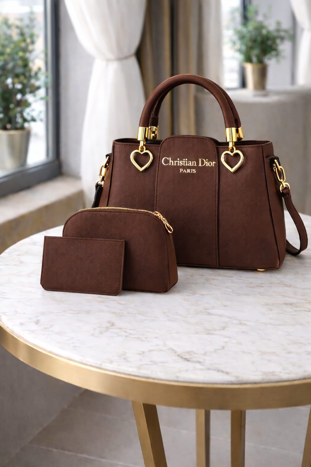Elegant Designer Style 3-Piece Bag Set