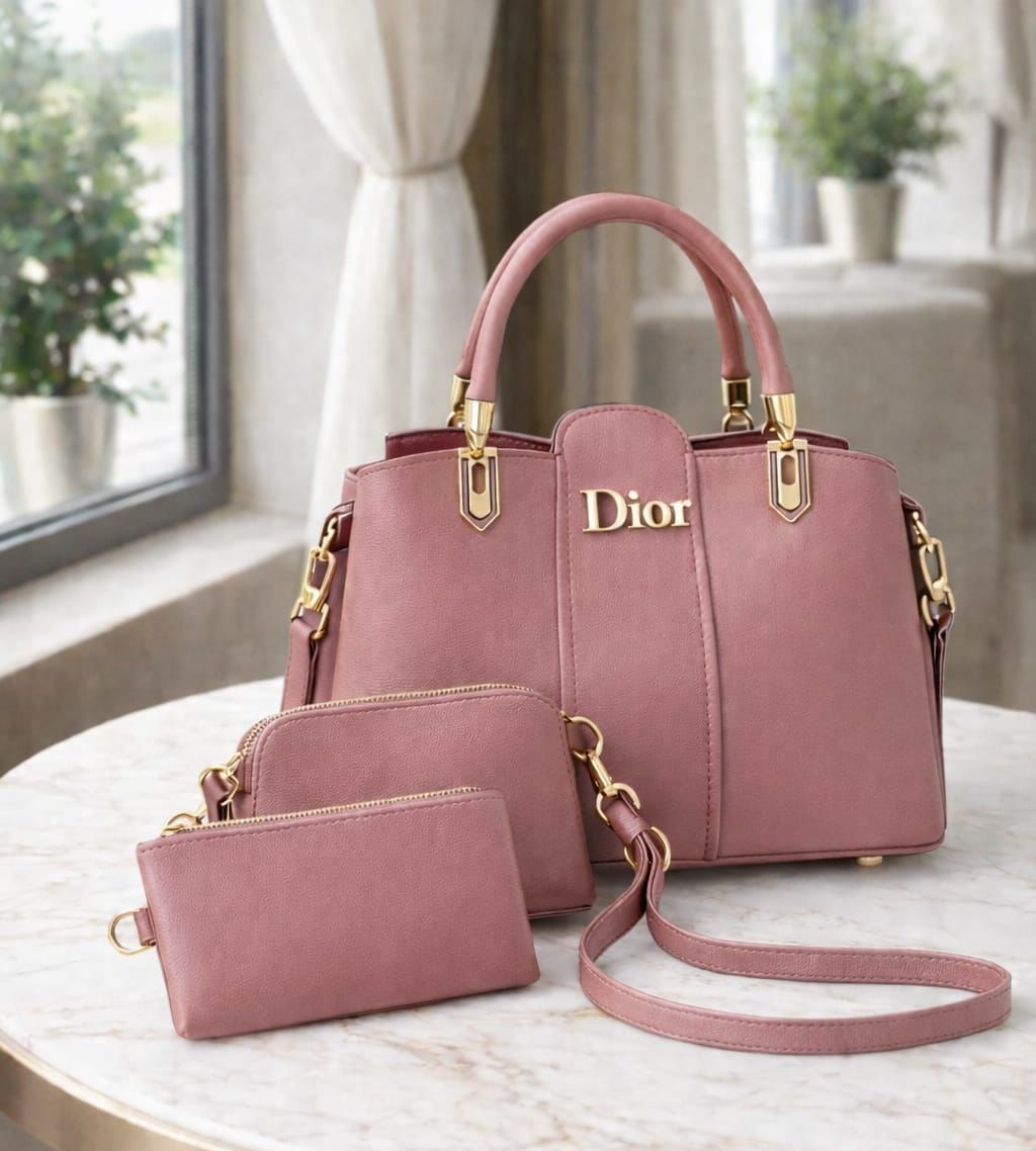 Elegant Designer Style 3-Piece Bag Set