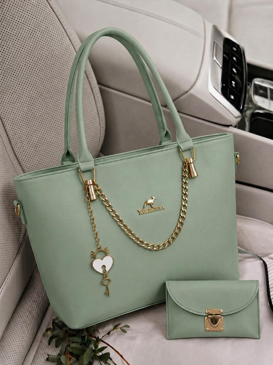 legant Chain Charm Tote Set