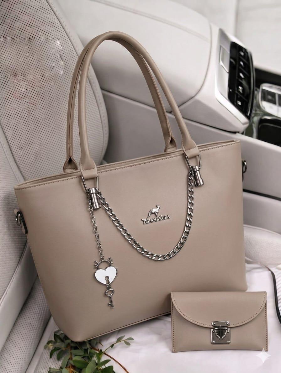 legant Chain Charm Tote Set