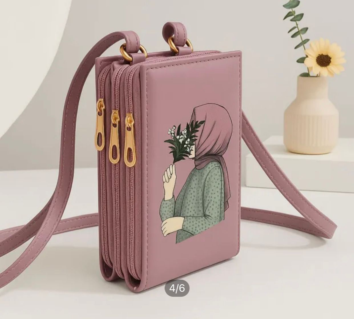 3 Zipper Luxury bag Cross Body For Womens