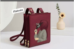 3 Zipper Luxury bag Cross Body For Womens