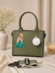 Girl Print Handbag