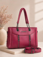 Multi Pocket Shoulder Handbag