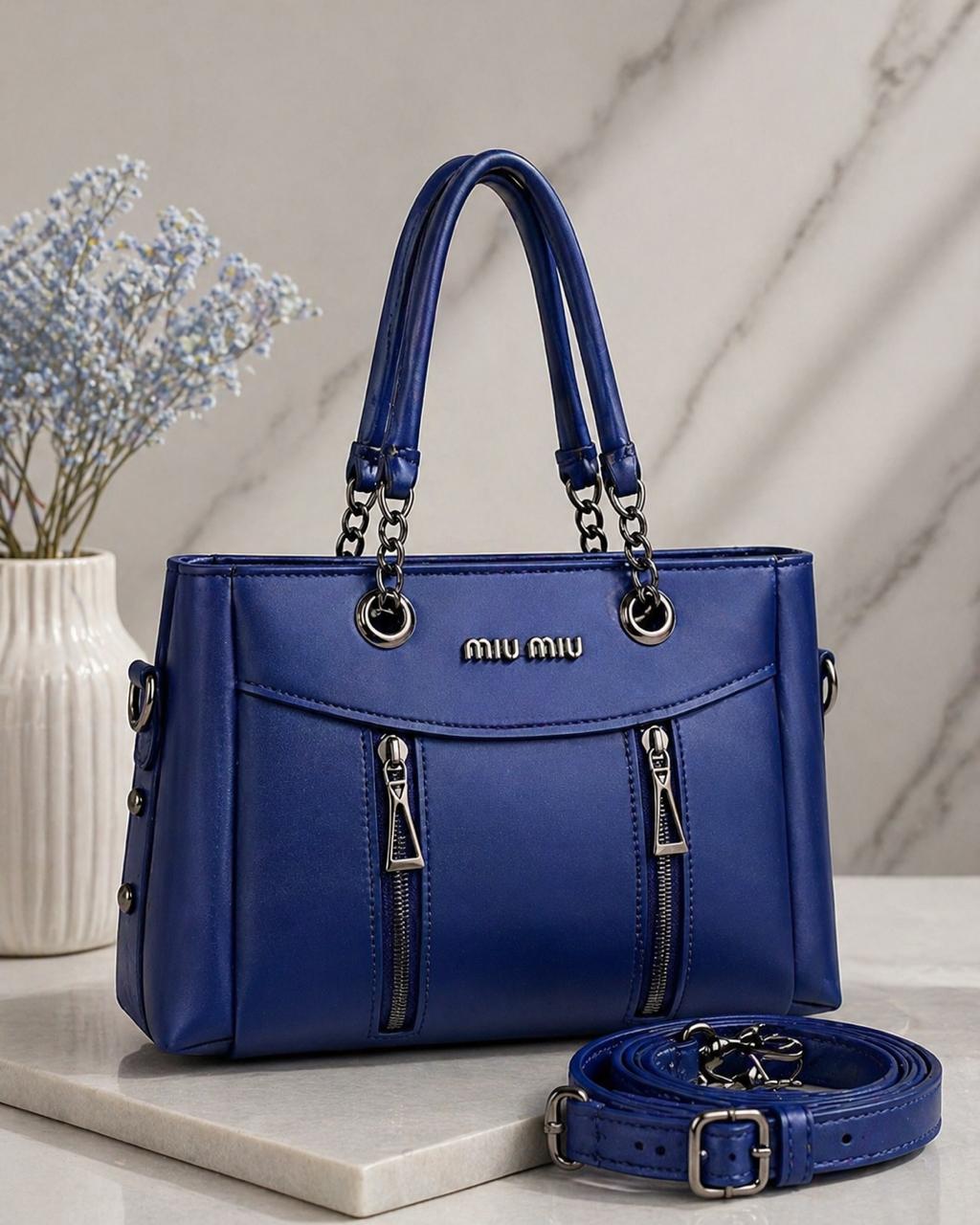 Multi Pocket Shoulder Handbag