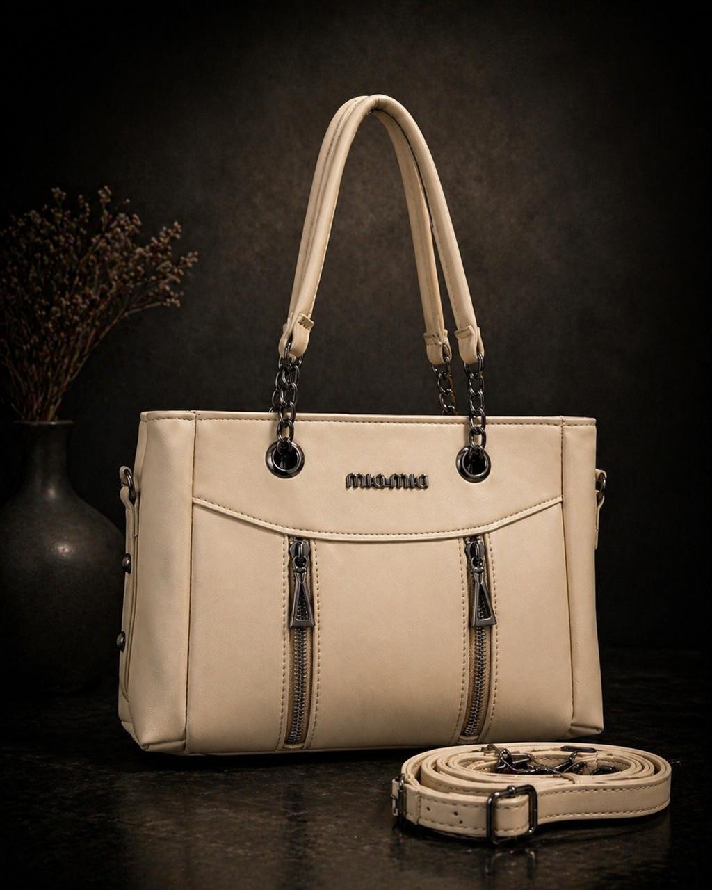Multi Pocket Shoulder Handbag
