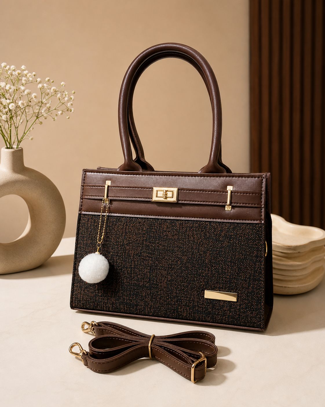 Modern Classic Top Handle Bag