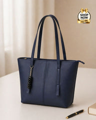 Sleek Minimal Tote Bag with Shoulder Straps