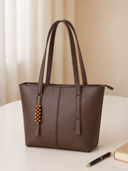 Sleek Minimal Tote Bag with Shoulder Straps