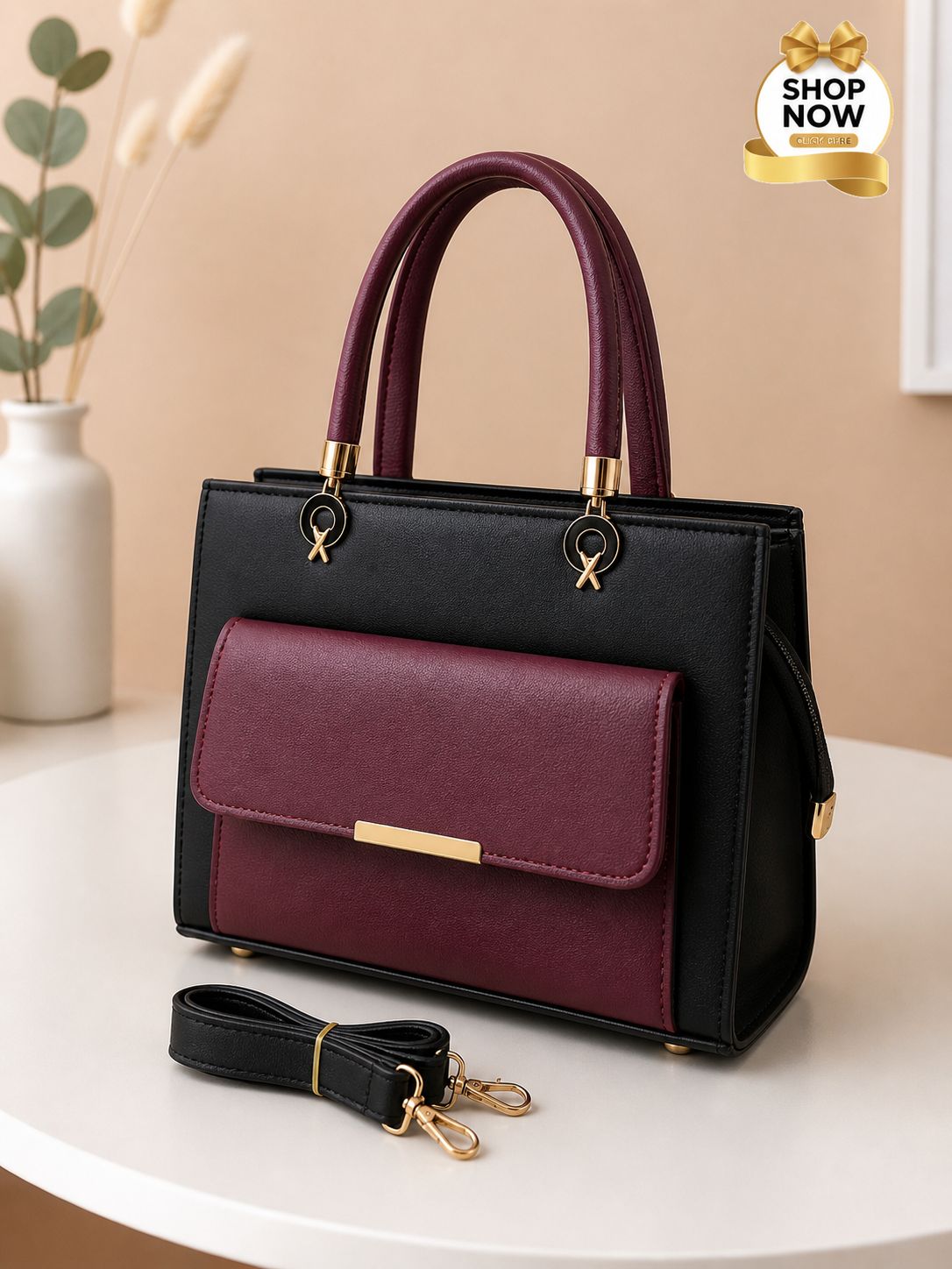 Blush Charm Tote Bag