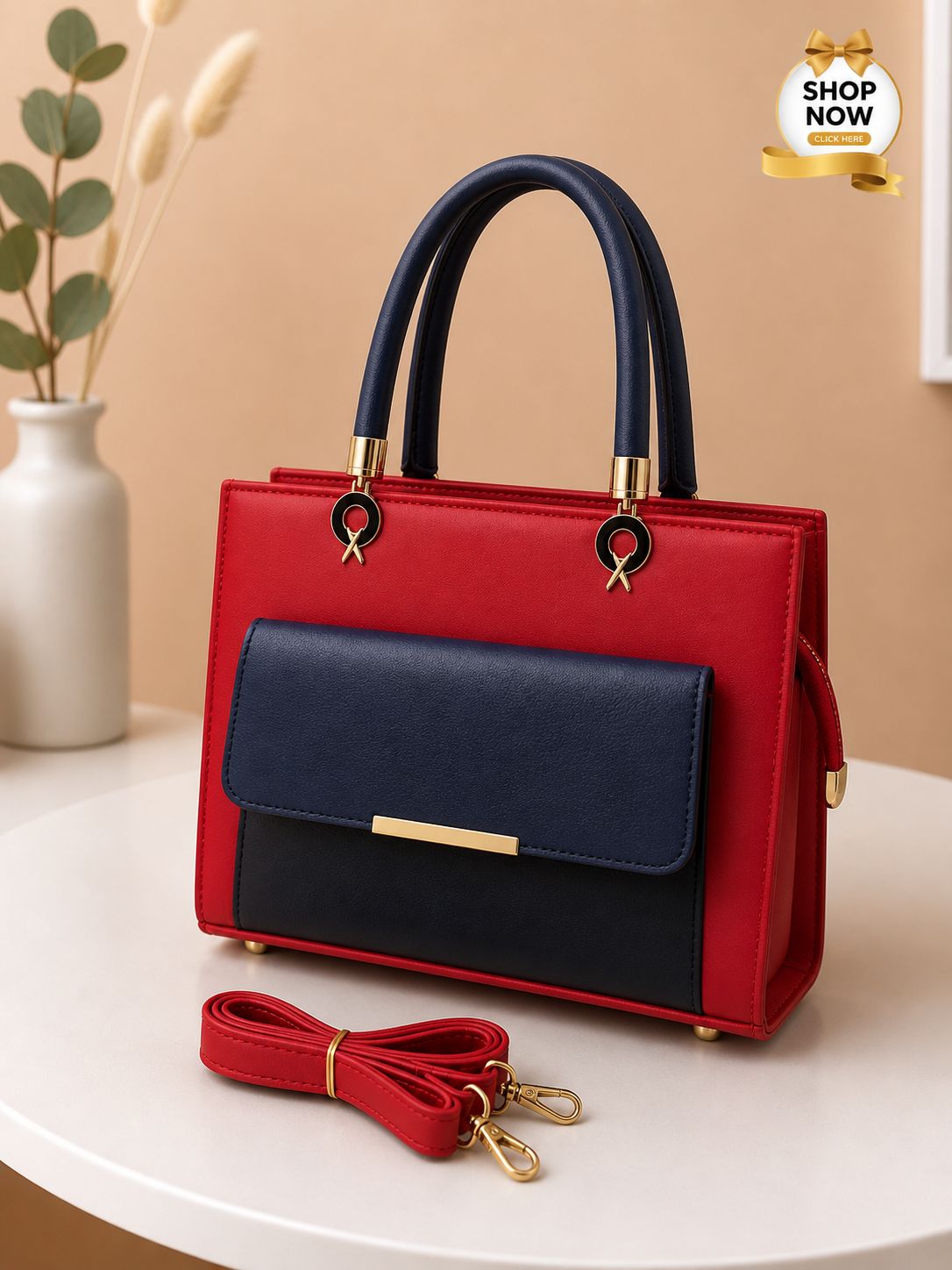 Blush Charm Tote Bag