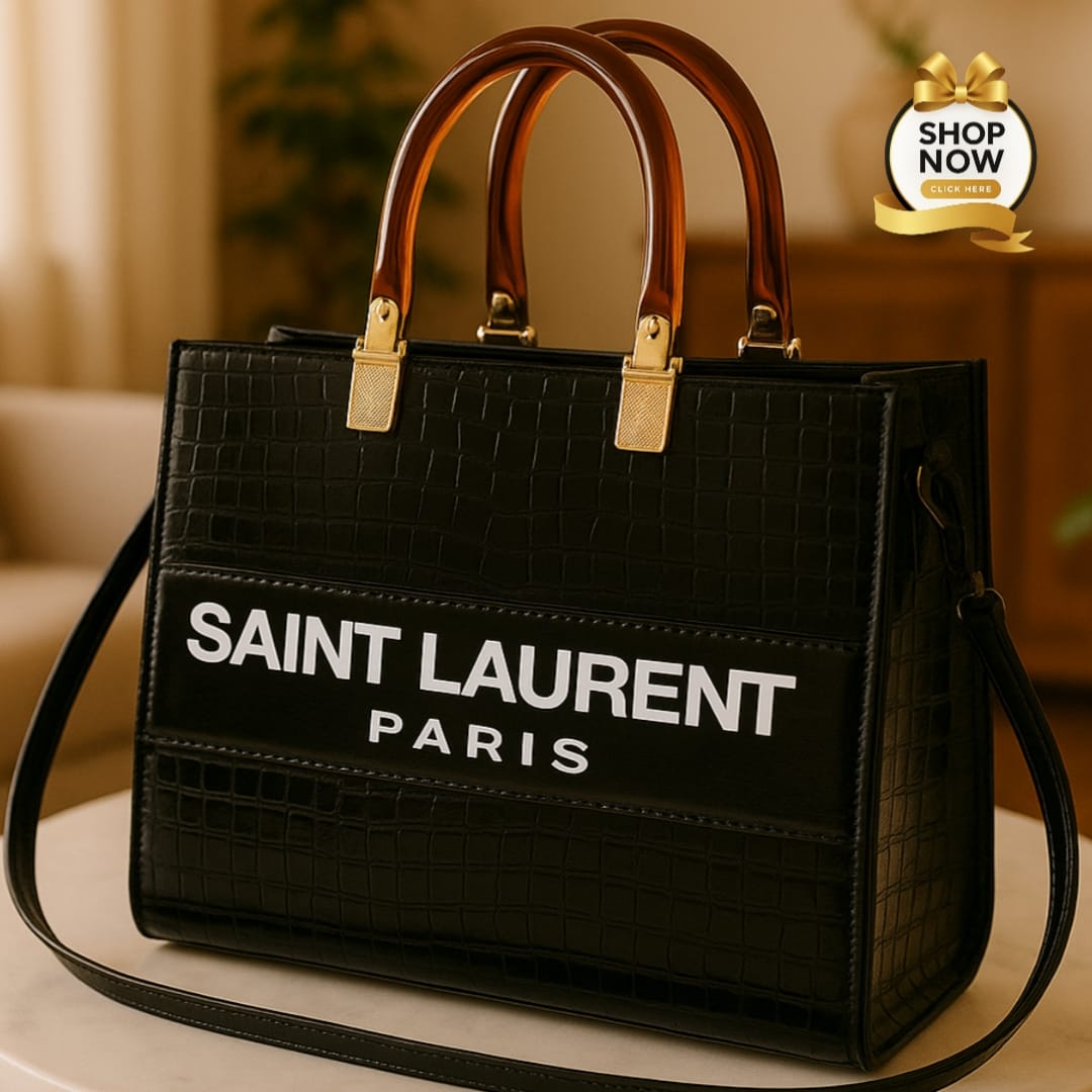 Luxury Croc Texture Tote Handbag