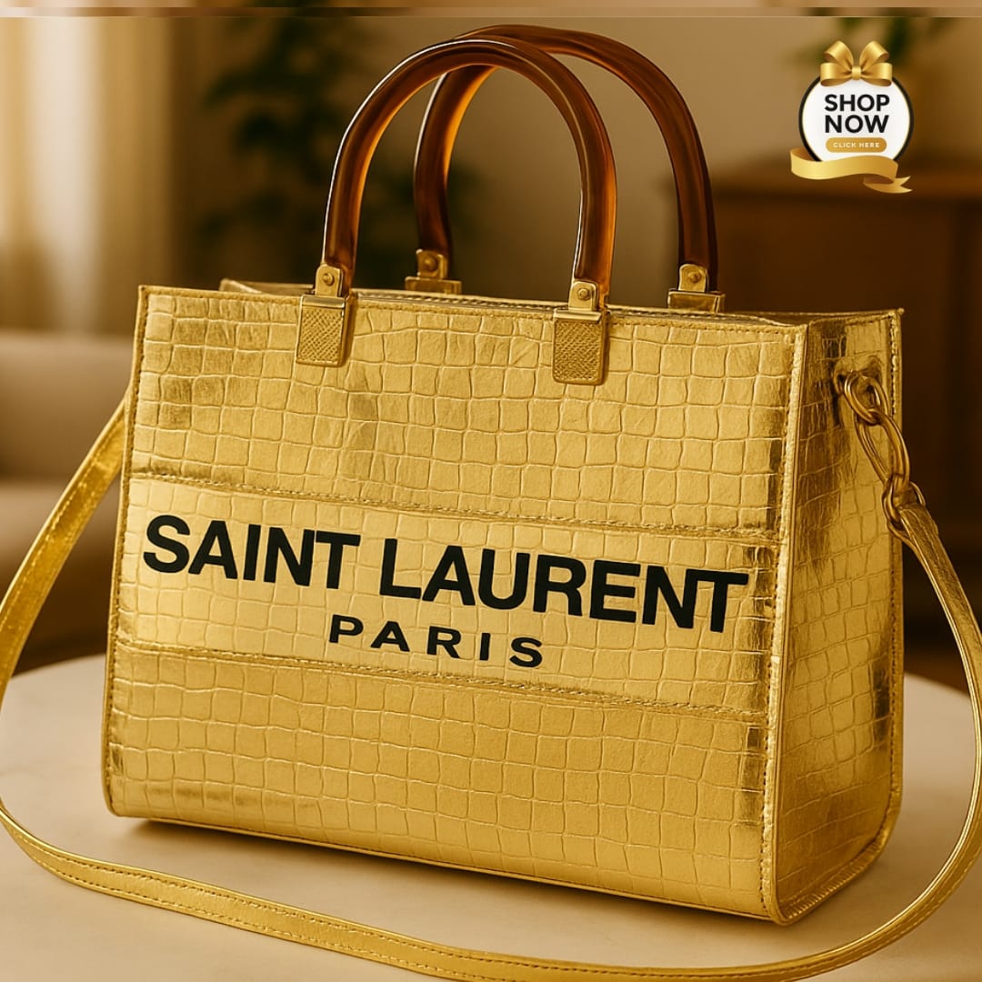 Luxury Croc Texture Tote Handbag