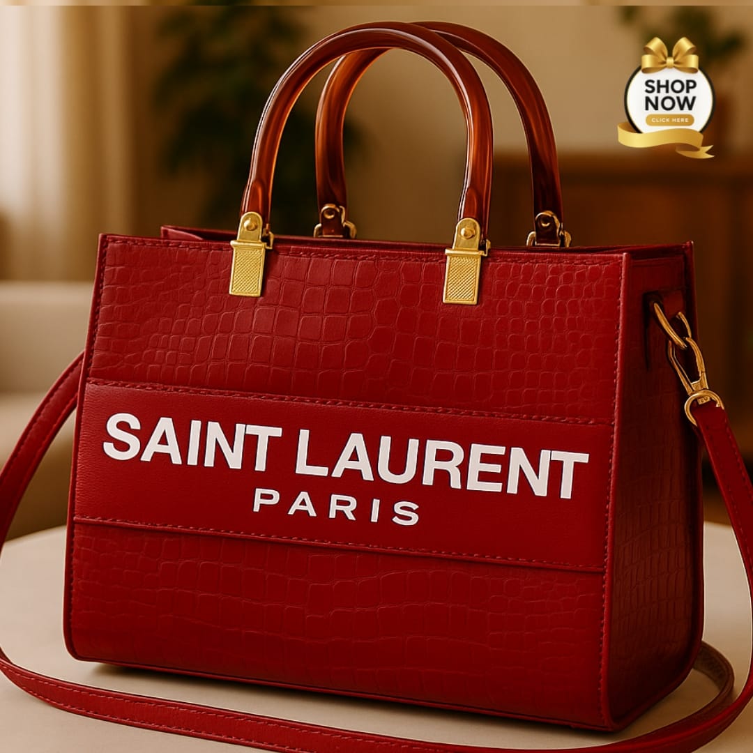 Luxury Croc Texture Tote Handbag