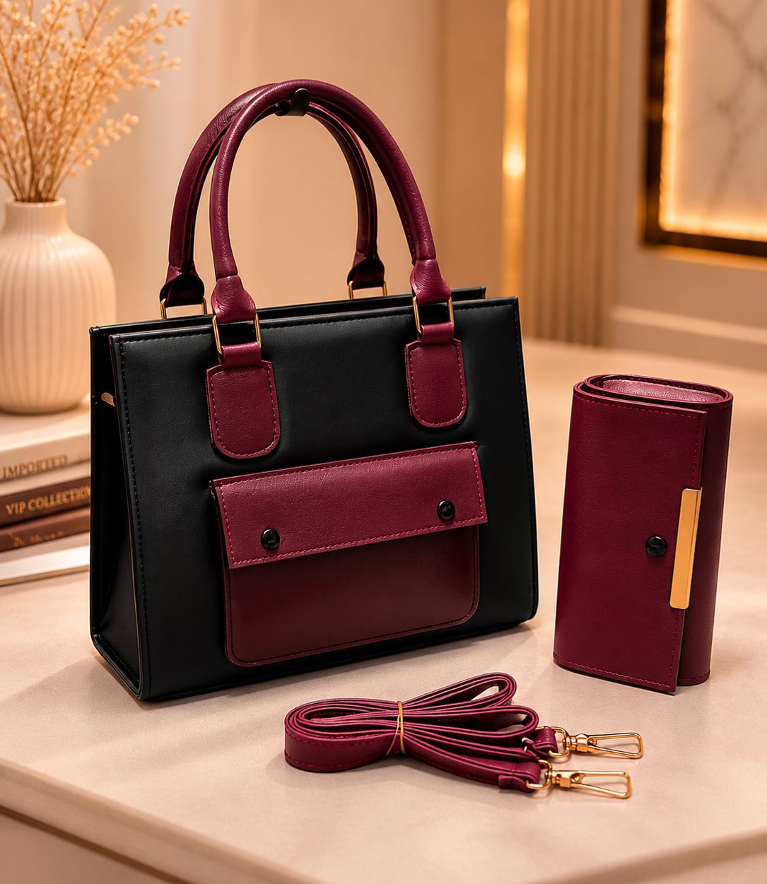 Grace Luxe Tote Set