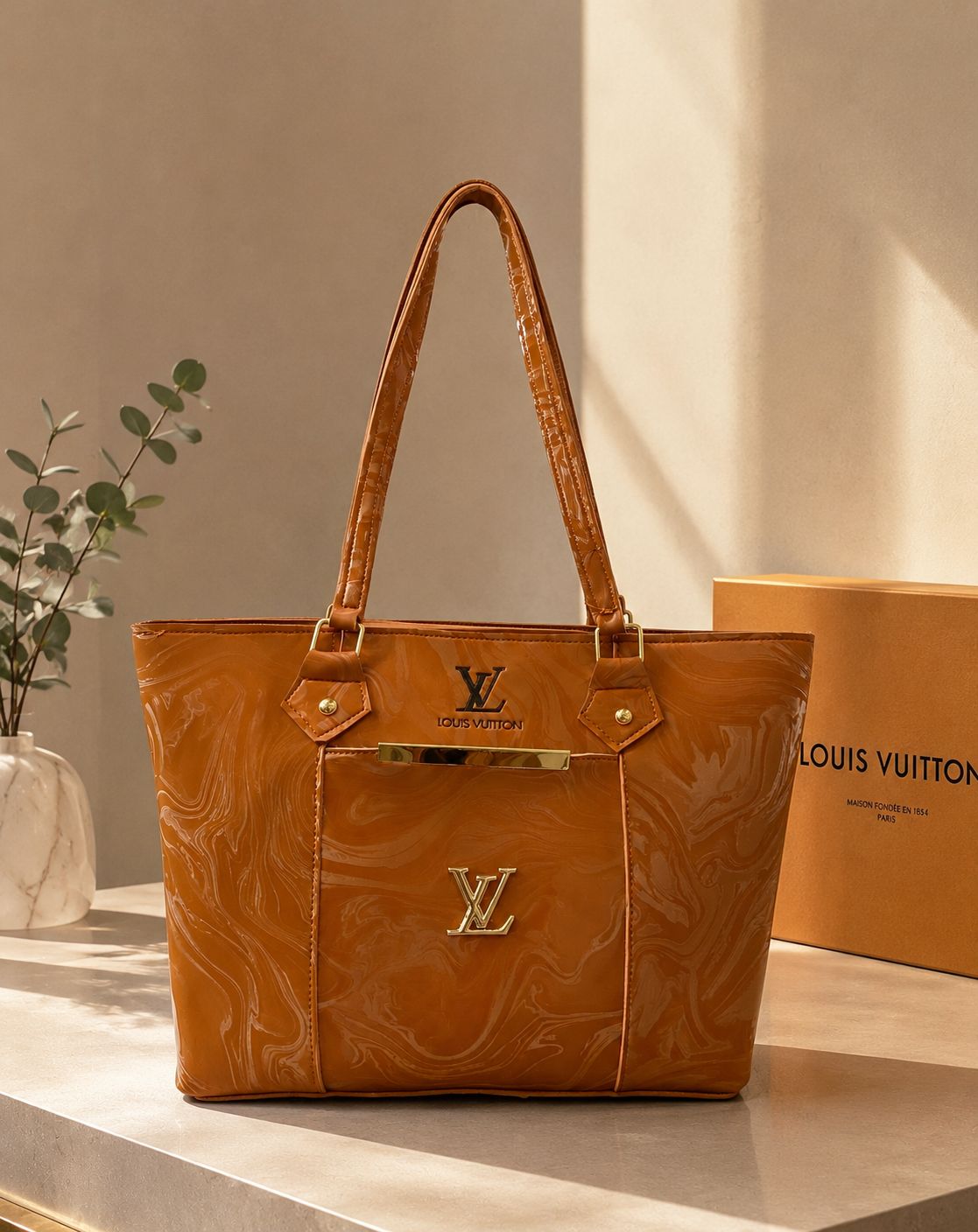 Marble Texture Handbag