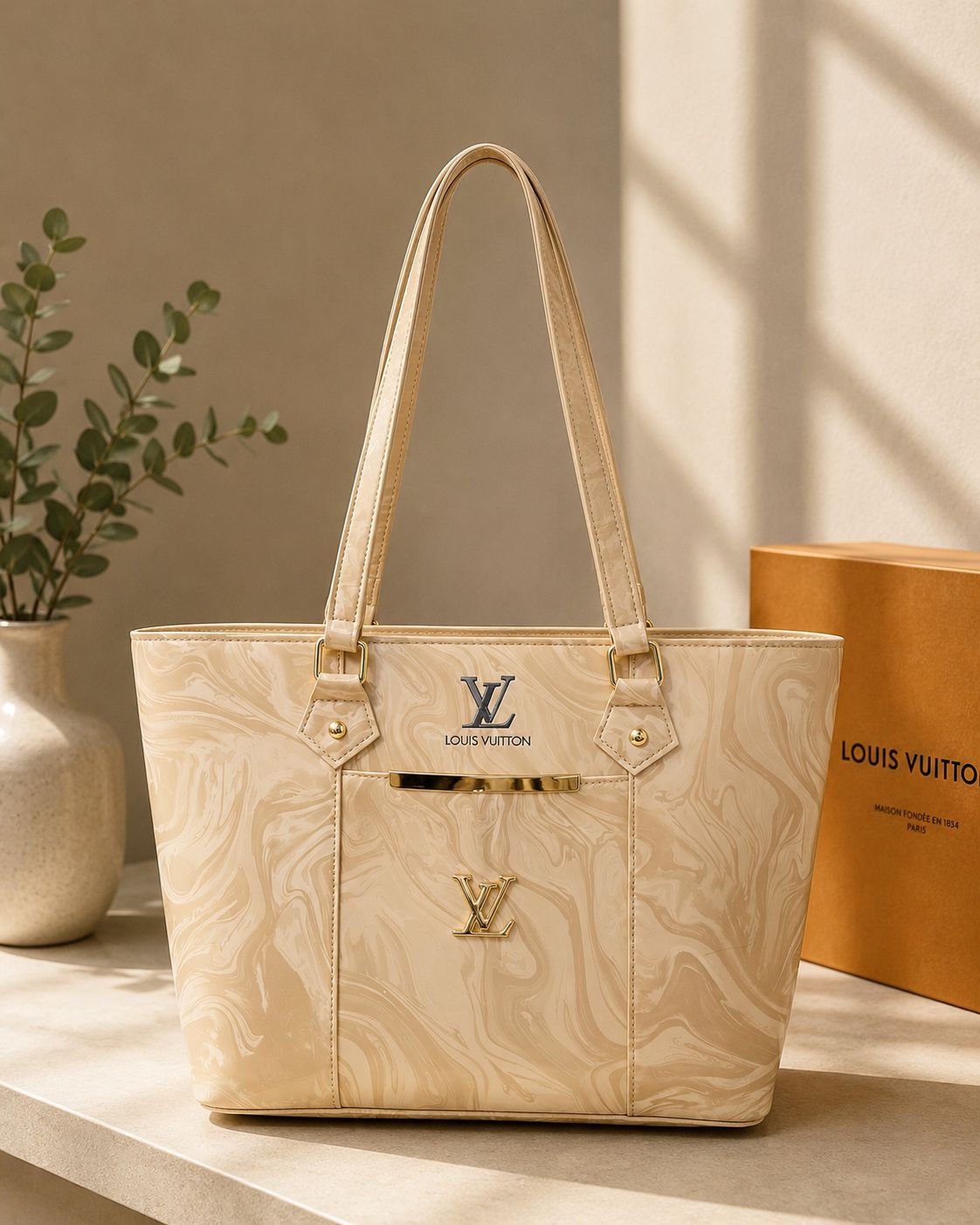 Marble Texture Handbag