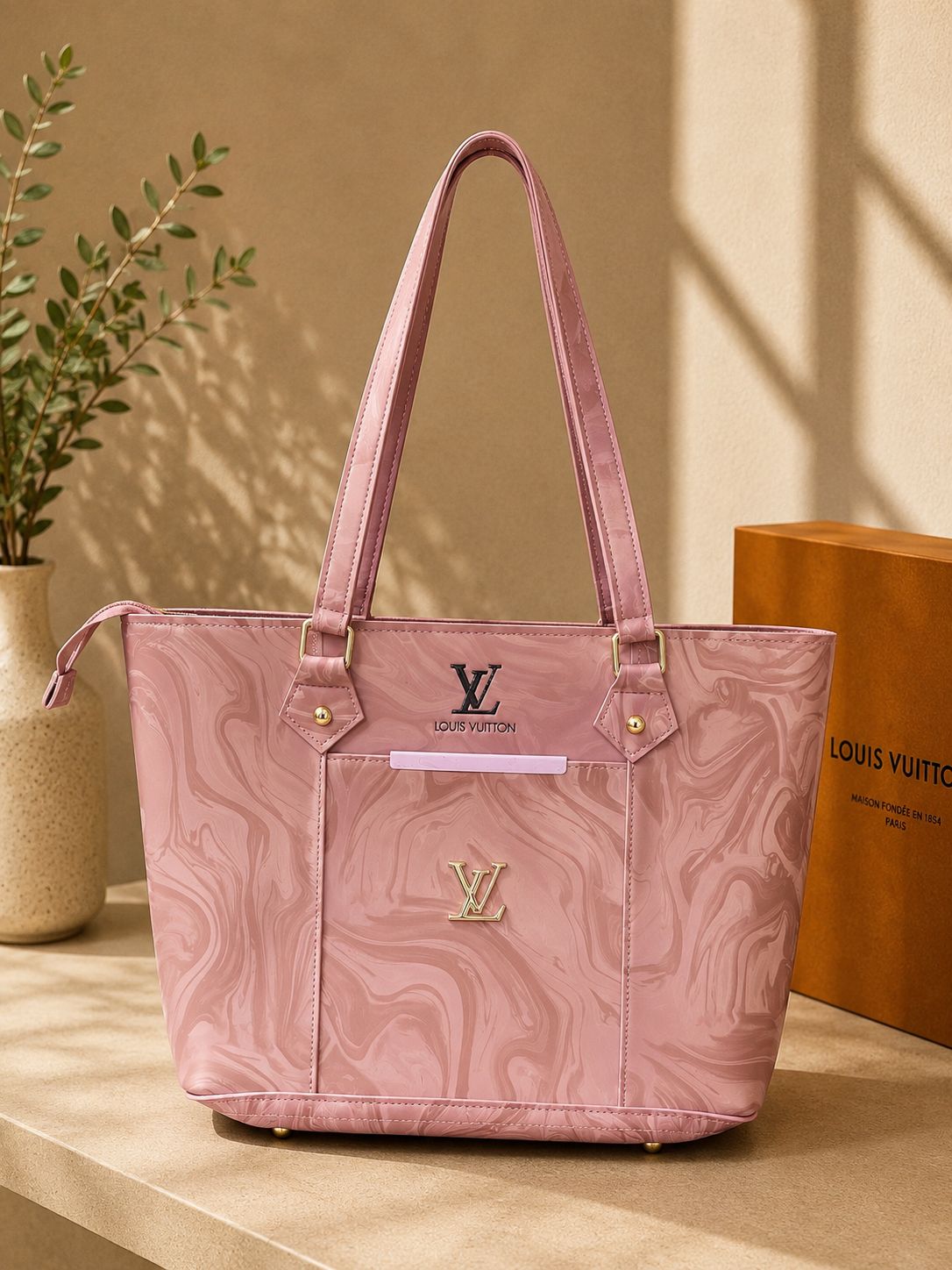 Marble Texture Handbag