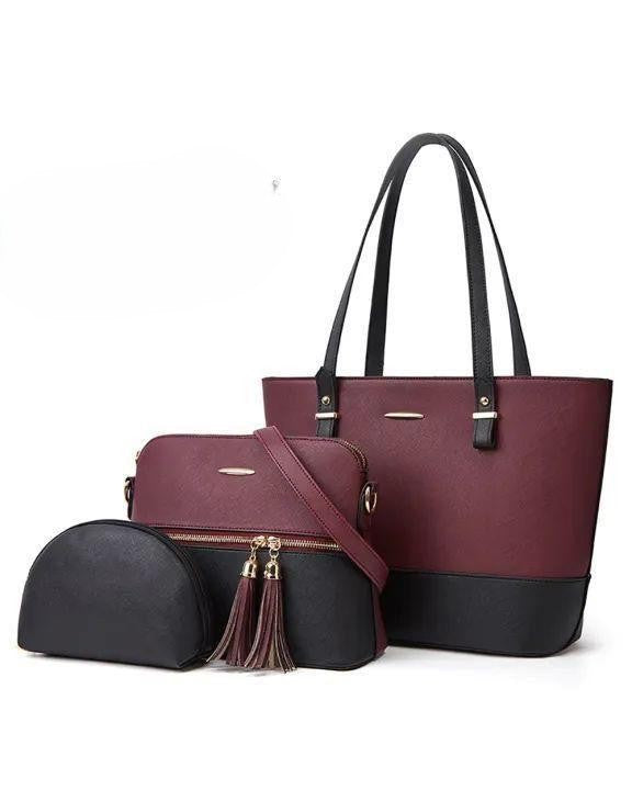 Elegant 3 Piece Shoulder Bag Set