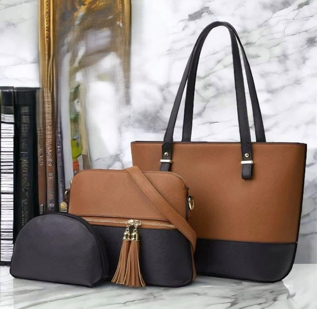 Elegant 3 Piece Shoulder Bag Set