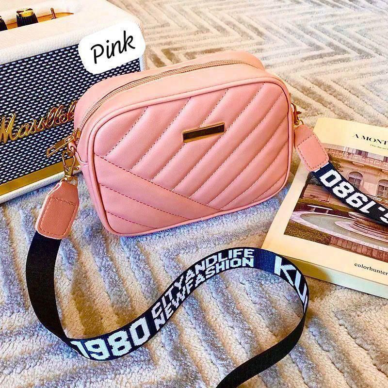 Fashion Wide Strap Shoulder Bag